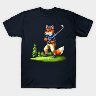 fox playing golf T-Shirt